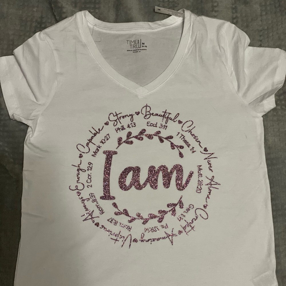 “I am” T-shirt, religious shirt, shirt for Easter, I am enough